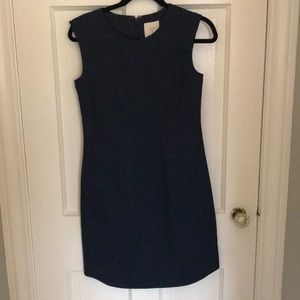 Navy J Crew Suiting Dress